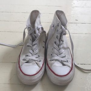 White high top converse